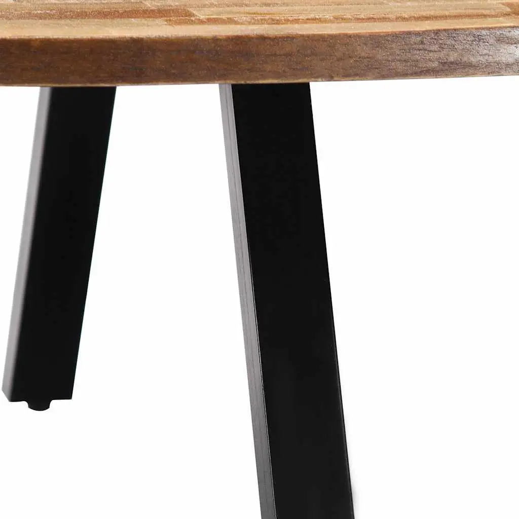 Oval Coffee Table 120cm Reclaimed Teak Solid Wooden Living Room Accent Furniture