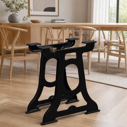 Enhance Your Dining Space with Black Y-Frame Table Legs