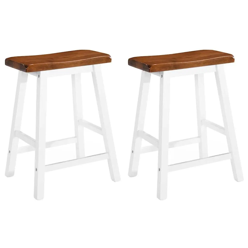 Bar Table and Stool Set 3 Piece Brown Wood MDF Top Solid Legs Easy to Clean