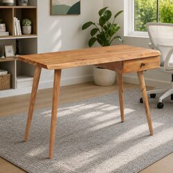 Elevate Your Home Office with a Rustic Acacia Desk