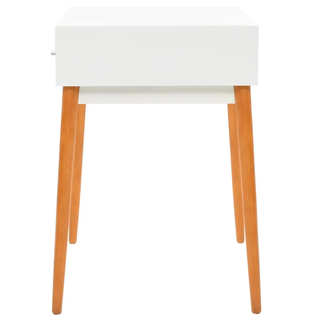 Dressing Table 60cm White with Hinged Mirror and Jewellery Storage