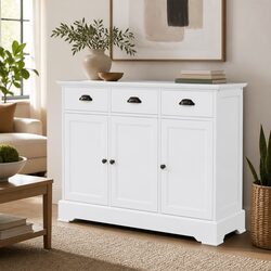 Enhance Your Living Space with a White Sideboard Buffet Cabinet