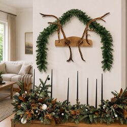 Enhance Your Space with a 10m Green Christmas Garland