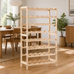 Stylish 8-Tier Wine Rack for Organized Home Display