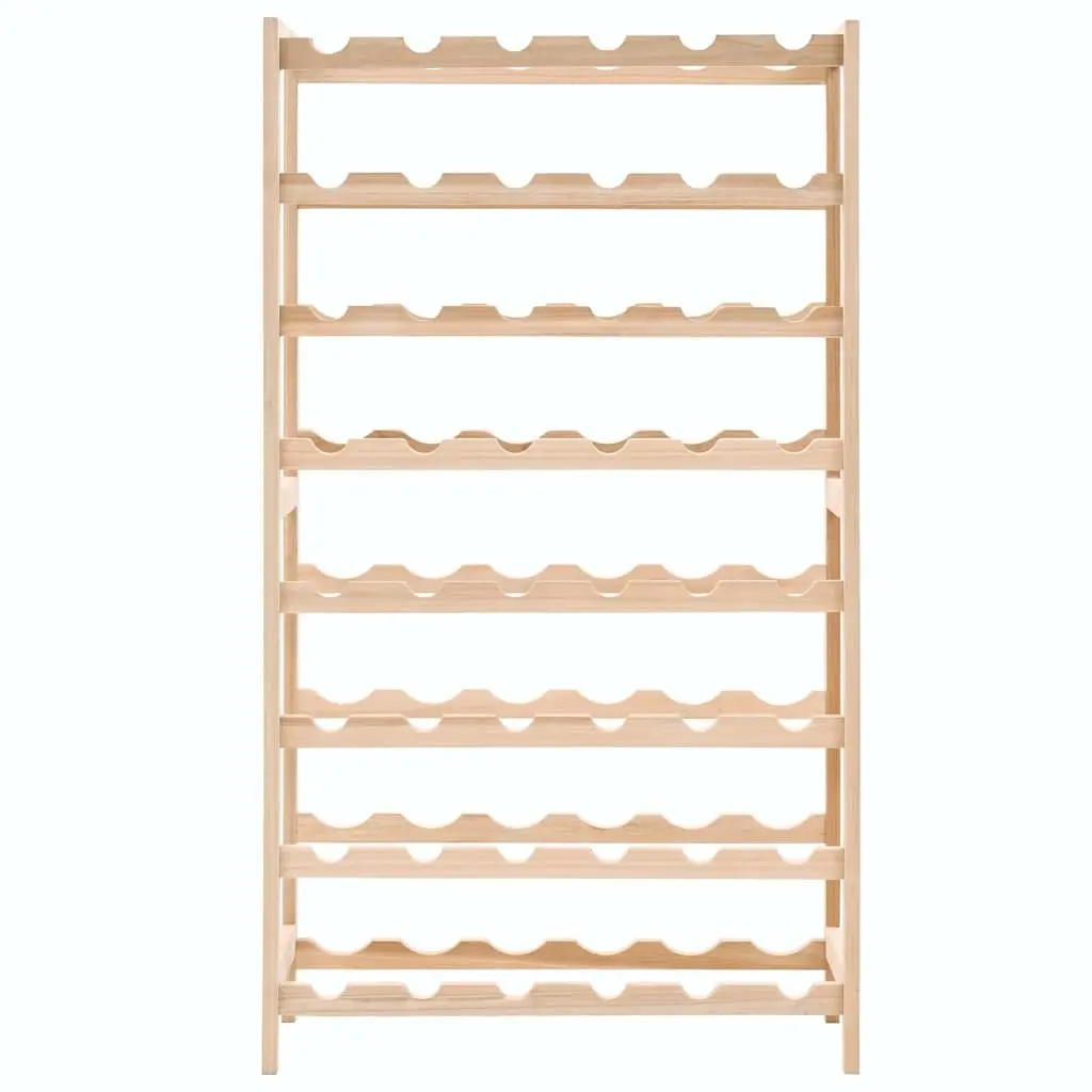 Cedar Wood Wine Storage Rack 8 Tier Organizer Display Stand Holds 48 Bottles