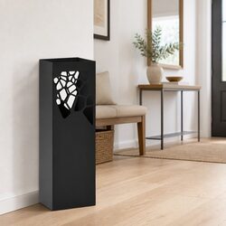 Black Steel Umbrella Stand for a Stylish Space Upgrade