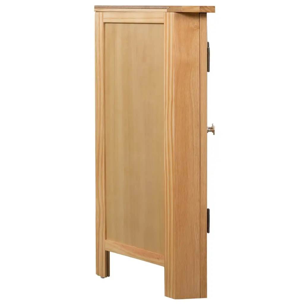 Corner Cabinet 80x33.5x78 cm Brown Wooden Storage Organiser for Hallway Living