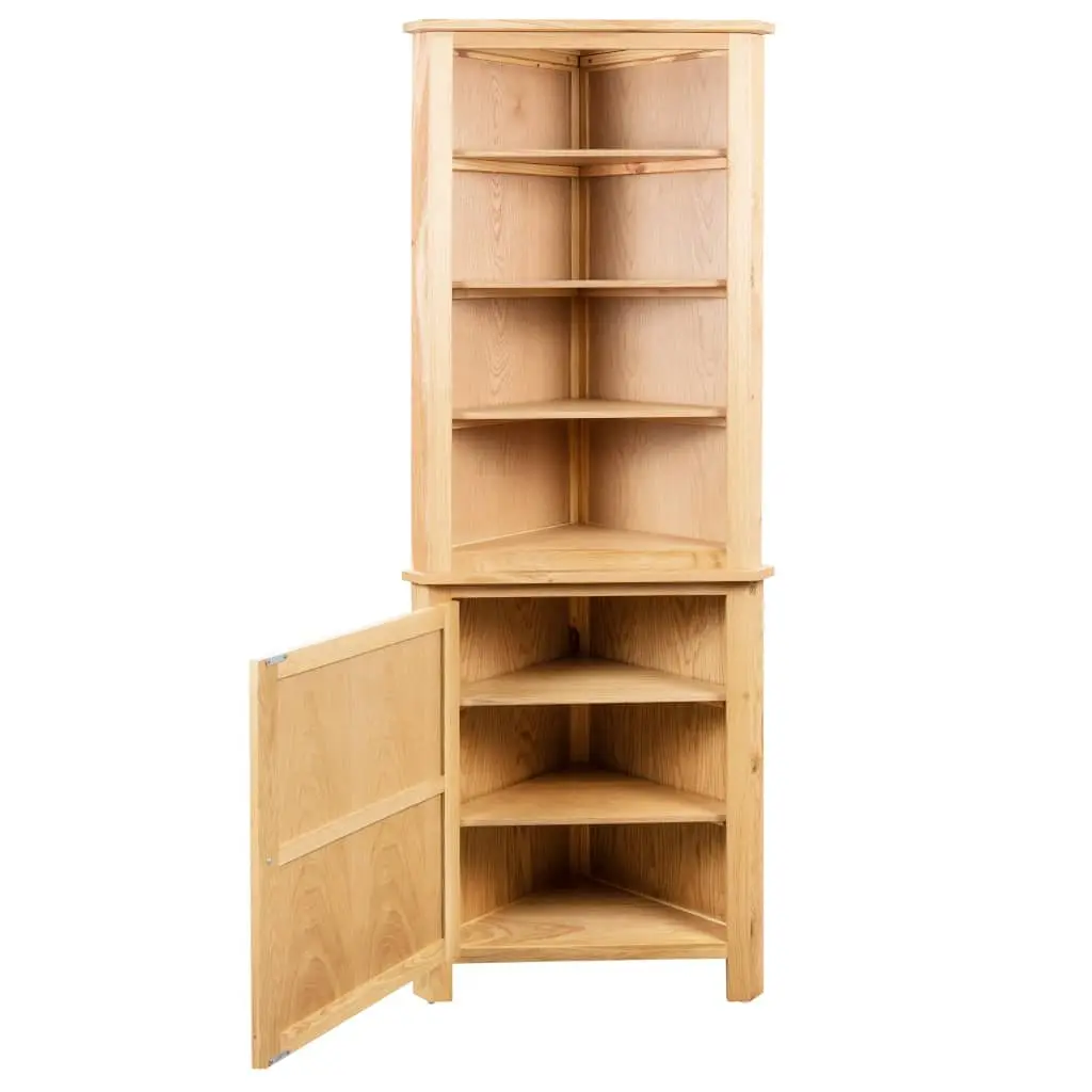 Corner Cabinet 59x36x180 cm Brown Sturdy Storage Furniture for Kitchen Lounge Dining