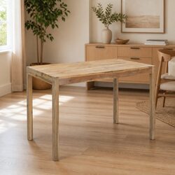 Enhance Your Dining Room with a Brown Acacia Table