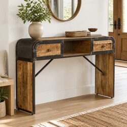 Sideboard 120x30x75cm Antique Style Console Storage Cabinet with Drawers
