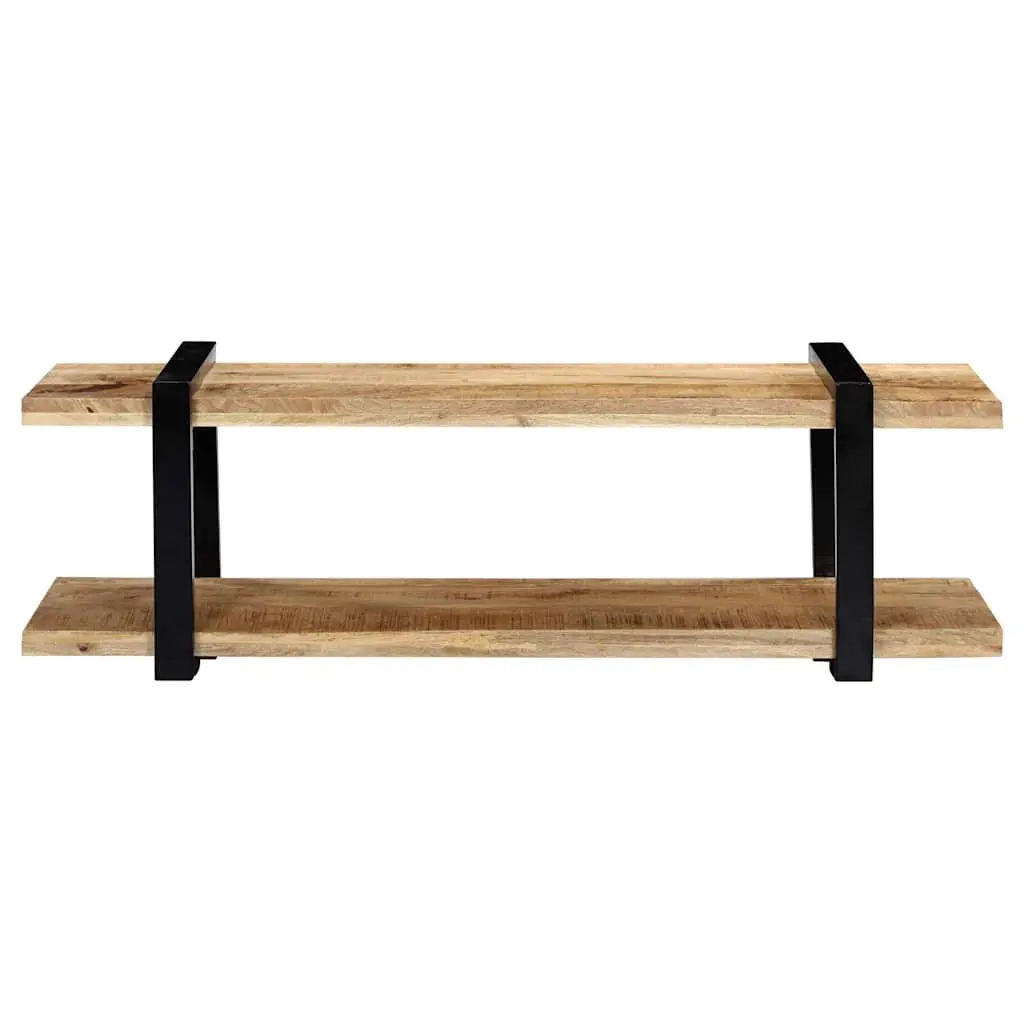 TV Cabinet 130x40x40 cm Solid Mango Wood Brown Industrial Style
