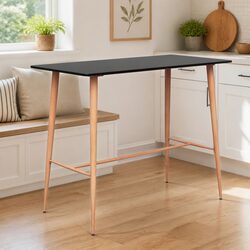 Elevate Your Dining Space with a Black Bar Table