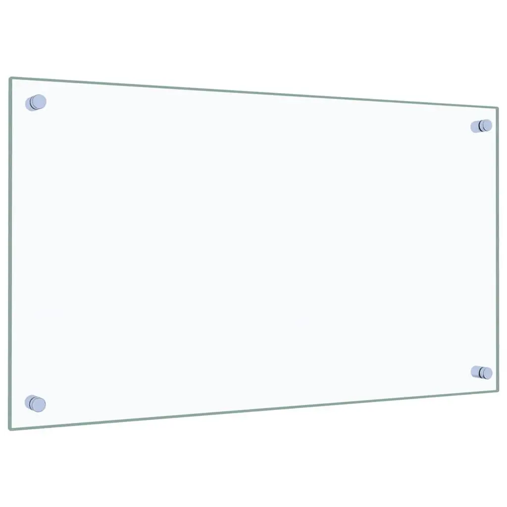 Tempered Glass Kitchen Splashback 70x40cm Heat and Scratch Resistant Easy to Clean