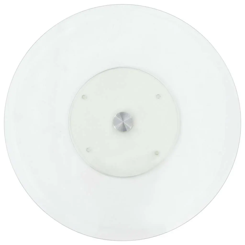 Rotating Serving Plate Transparent Tempered Glass 60cm Lazy Susan Tableware