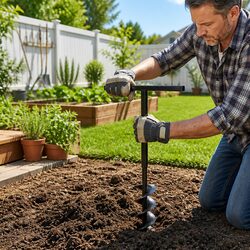 Elevate Your Garden with the 120mm Ground Drill Auger