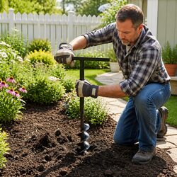 Transform Your Garden with the 180mm Ground Drill Auger