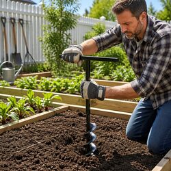 Enhance Your Garden with the 200mm Ground Drill Tool