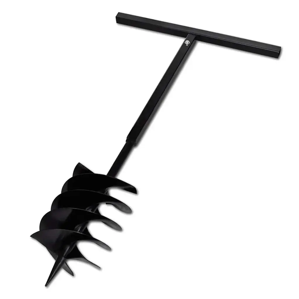 Ground Drill 200mm with Handle 13m Extension Tubes Ergonomic Soil Auger Gardening Tool
