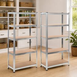 Versatile Silver Storage Shelf Units for Every Space