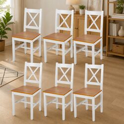 Elevate Your Dining Experience with 6 Wooden Chairs
