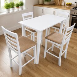 Elevate Your Dining Experience with This Bar Table Set