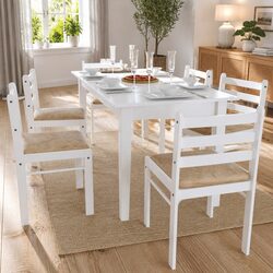 Elevate Your Space with These 6 White Dining Chairs