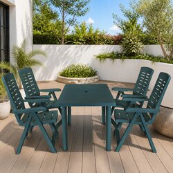 Transform Your Outdoor Space with This 5 Piece Dining Set