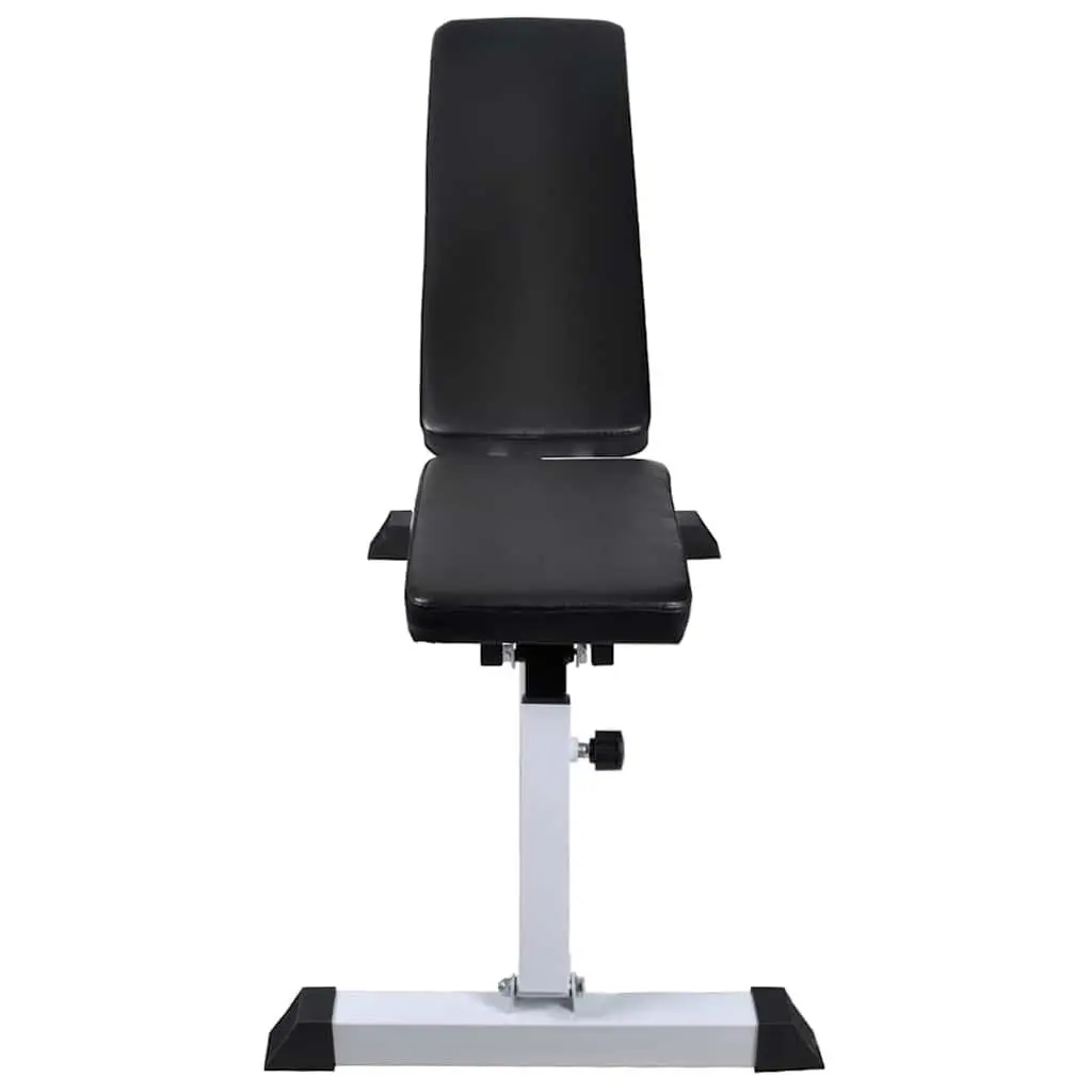 Adjustable Workout Bench Home Gym with Barbell Dumbbell Weight Set 60.5kg