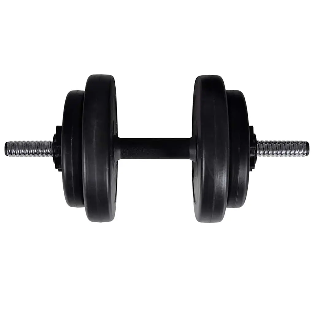 Adjustable Workout Bench Home Gym with Barbell Dumbbell Weight Set 60.5kg