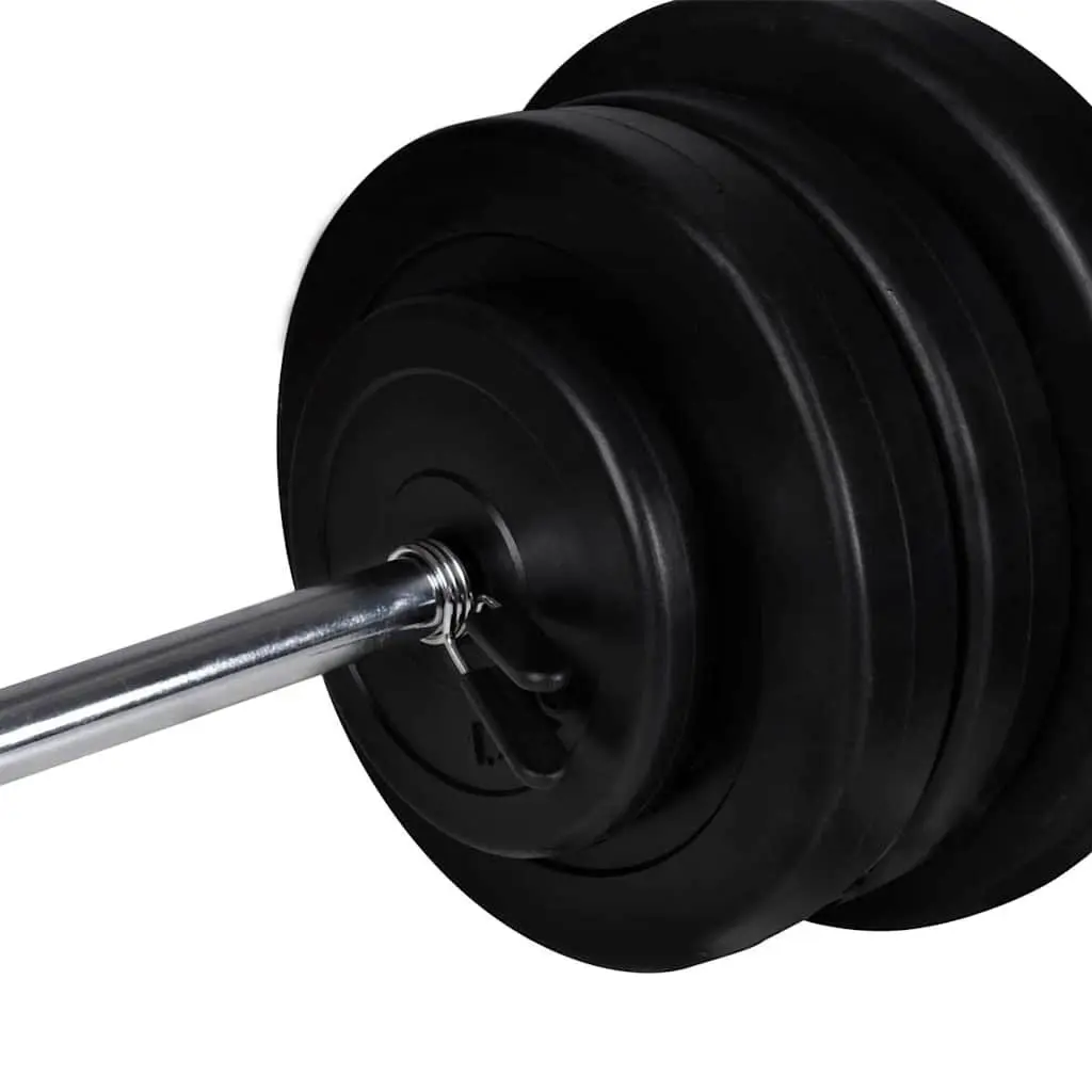 Adjustable Workout Bench Weight Rack Barbell Dumbbell Set Home Gym Equipment
