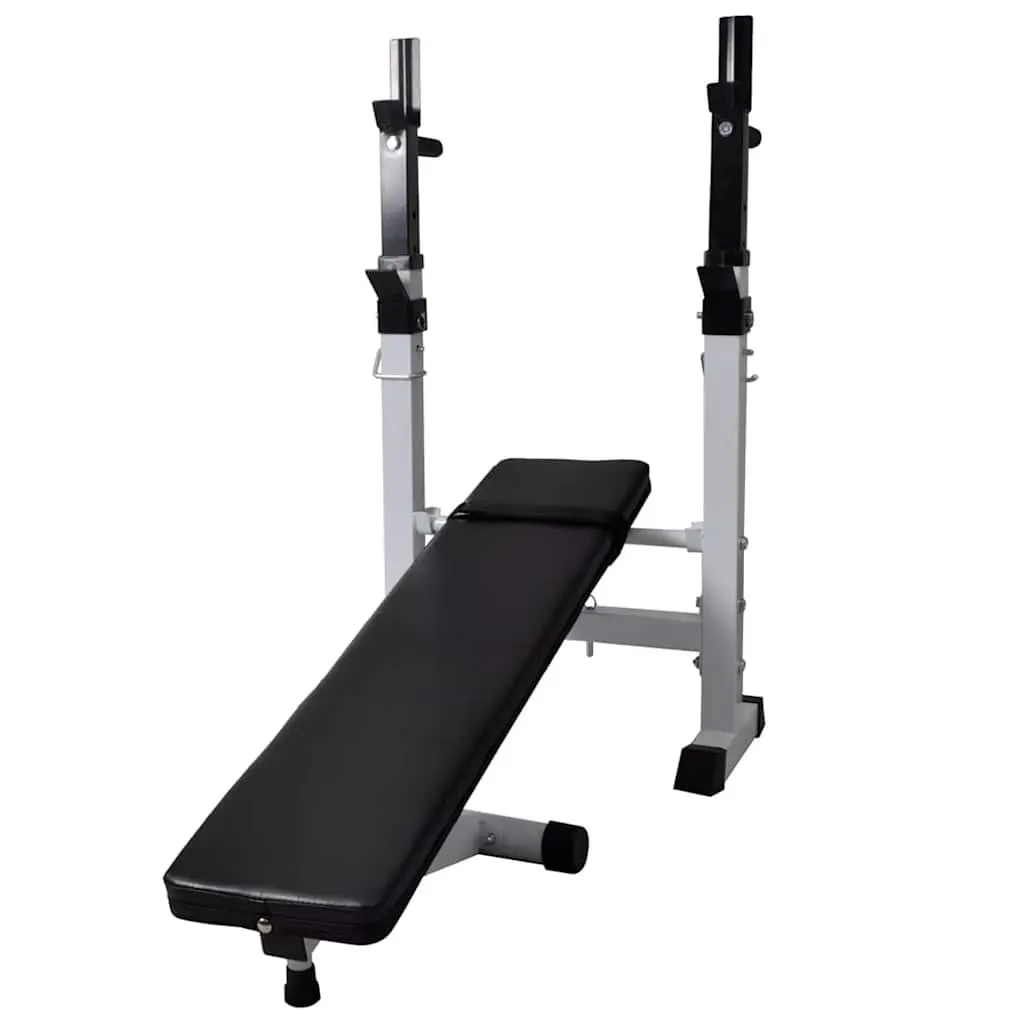 Adjustable Workout Bench Weight Rack Barbell Dumbbell Set Home Gym Equipment