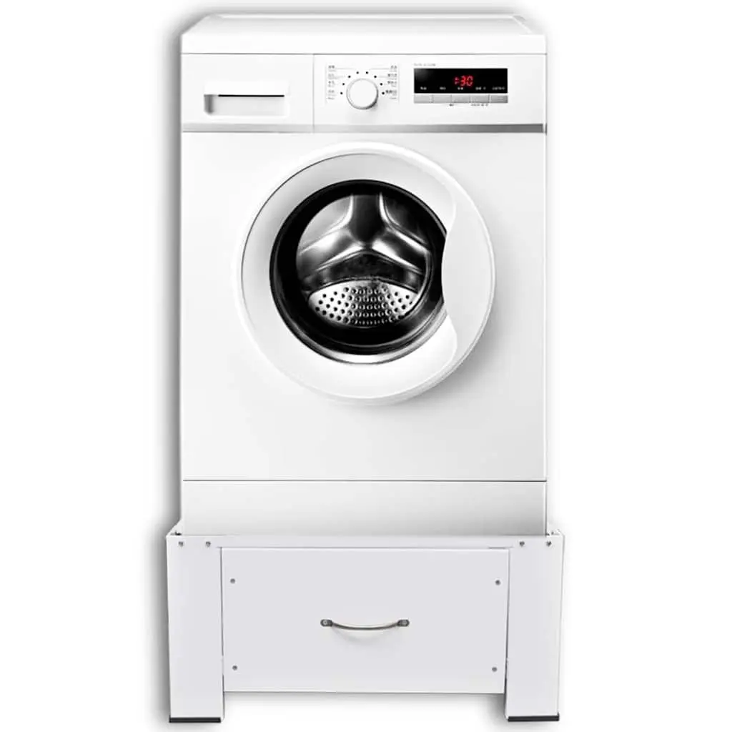 Washing Machine Pedestal Riser with Storage Drawer Laundry Appliance Stand