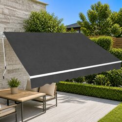 Enhance Your Patio with a 450cm Manual Folding Awning
