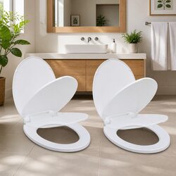 Upgrade Your Bathroom with Soft Close Toilet Seats, 2 Pack