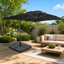 Transform Your Outdoor Space with a Grey Garden Parasol