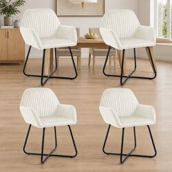 Elevate Your Dining Experience with Cream Velvet Chairs
