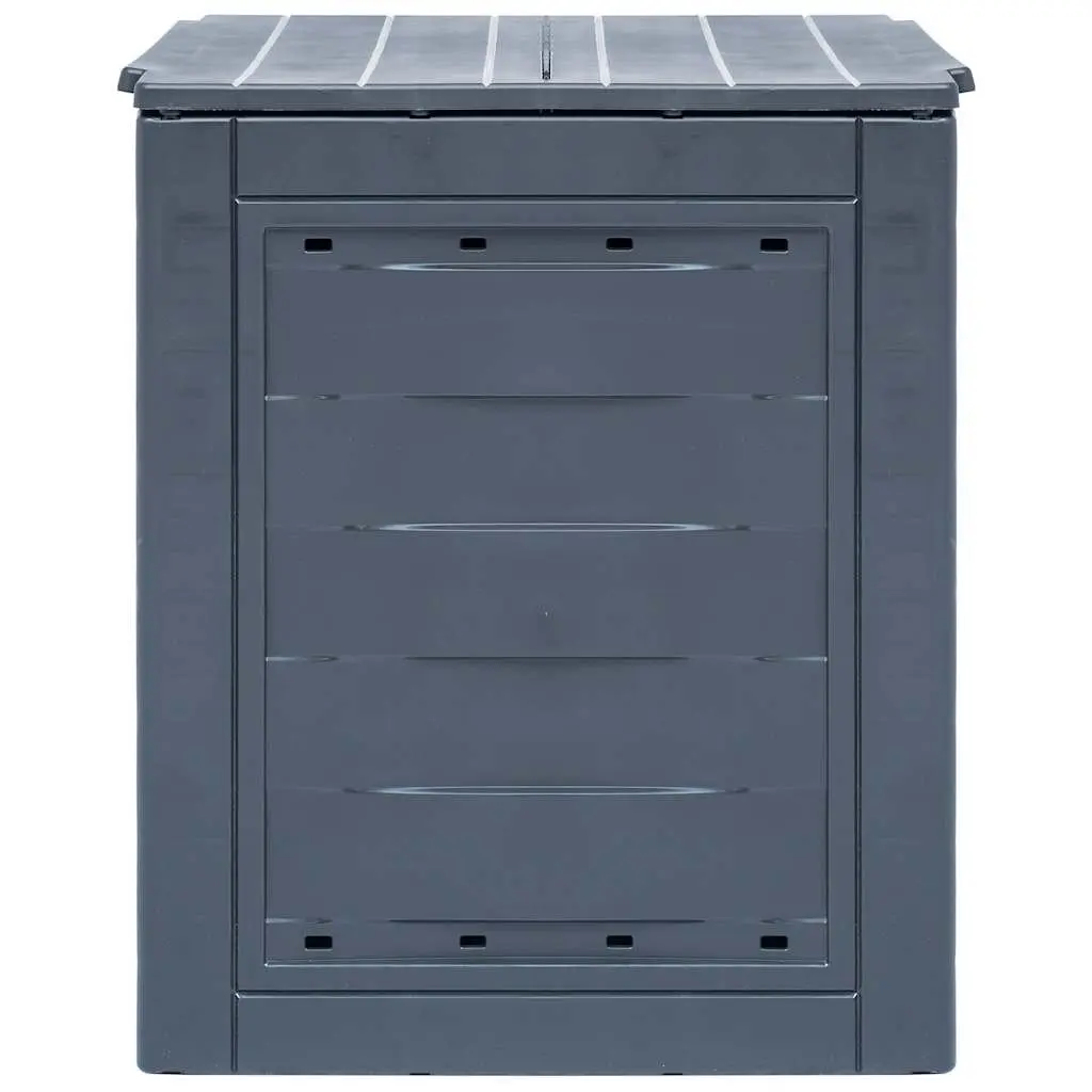Garden Composters 60x60x73cm Rattan Look Ventilation 2 Pack