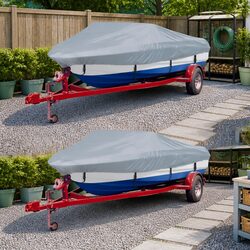 Grey Boat Storage Covers 2 Pack for Enhanced Outdoor Living