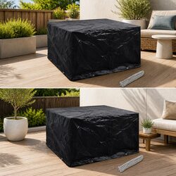 Garden Furniture Covers 2 Pack 6 Person Rattan Set Outdoor Protection 172x113cm