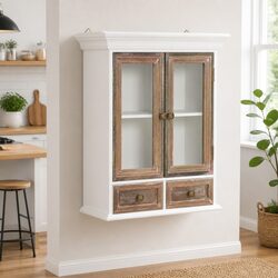 Enhance Your Space with a White Wall Cabinet 49x22x59cm