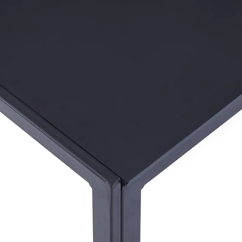 Dining Set Wine Red Tempered Glass Table with Four Upholstered Chairs