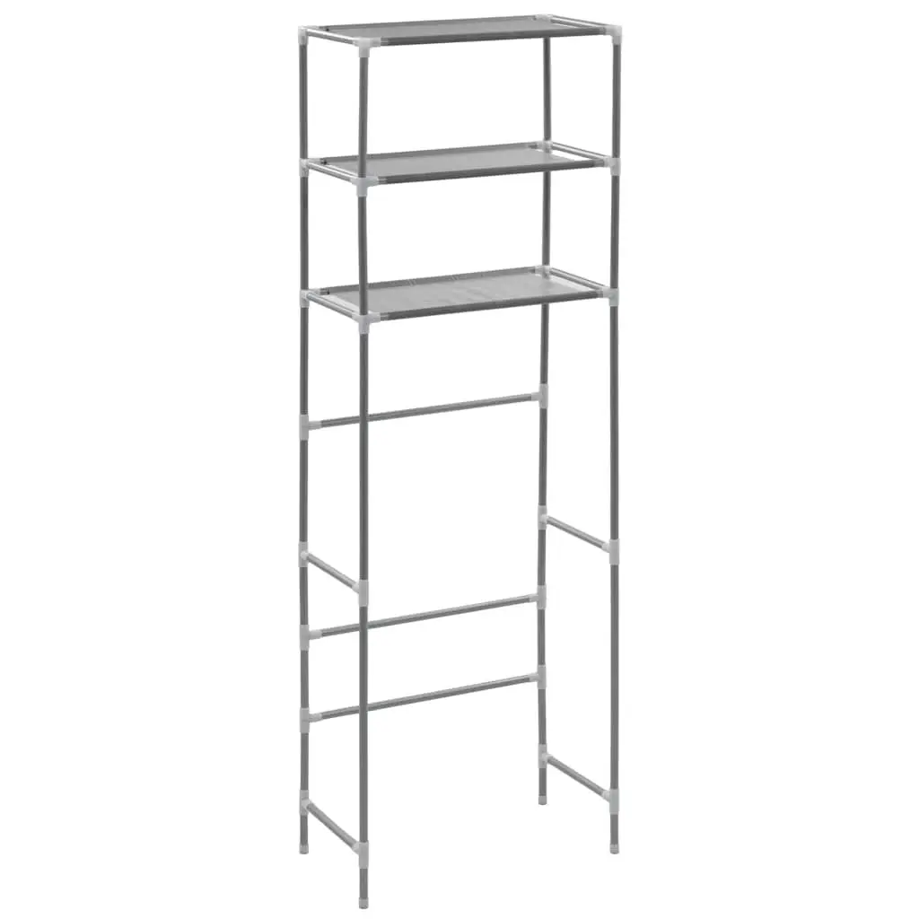 Over Toilet Storage Rack 3-Tier Stainless Steel Bathroom Organiser Shelf Silver Space Saver
