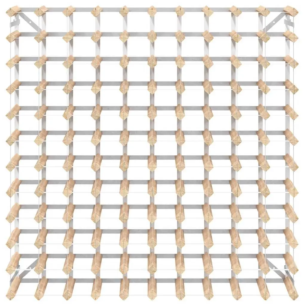 Wine Rack 120 Bottle Holder Wooden Storage Display Cabinet Beige