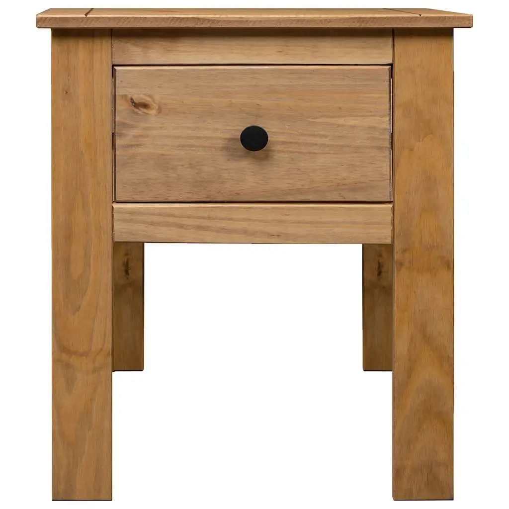 Bedside Cabinet 46x40x57cm Solid Pinewood Nightstand with Storage Drawer
