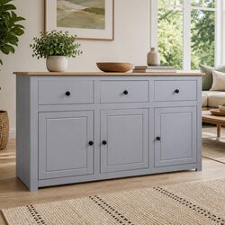 Enhance Your Living Space with Grey Storage Sideboard