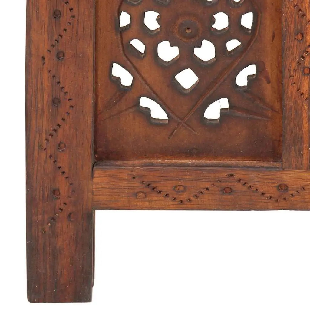 Brown Wooden Room Divider