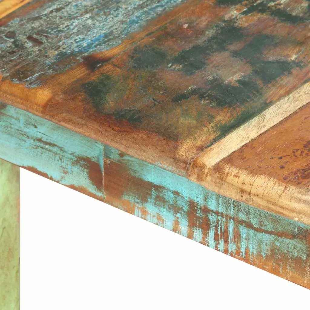 Dining Table 140x70x76cm Solid Reclaimed Wood Antique Style
