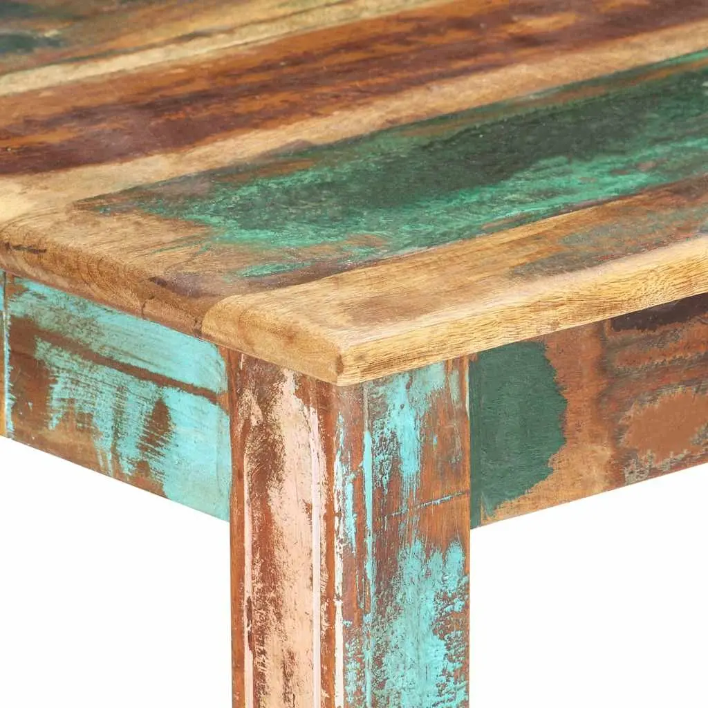 Dining Table 160x80x76 cm Solid Reclaimed Tropical Wood Antique Style