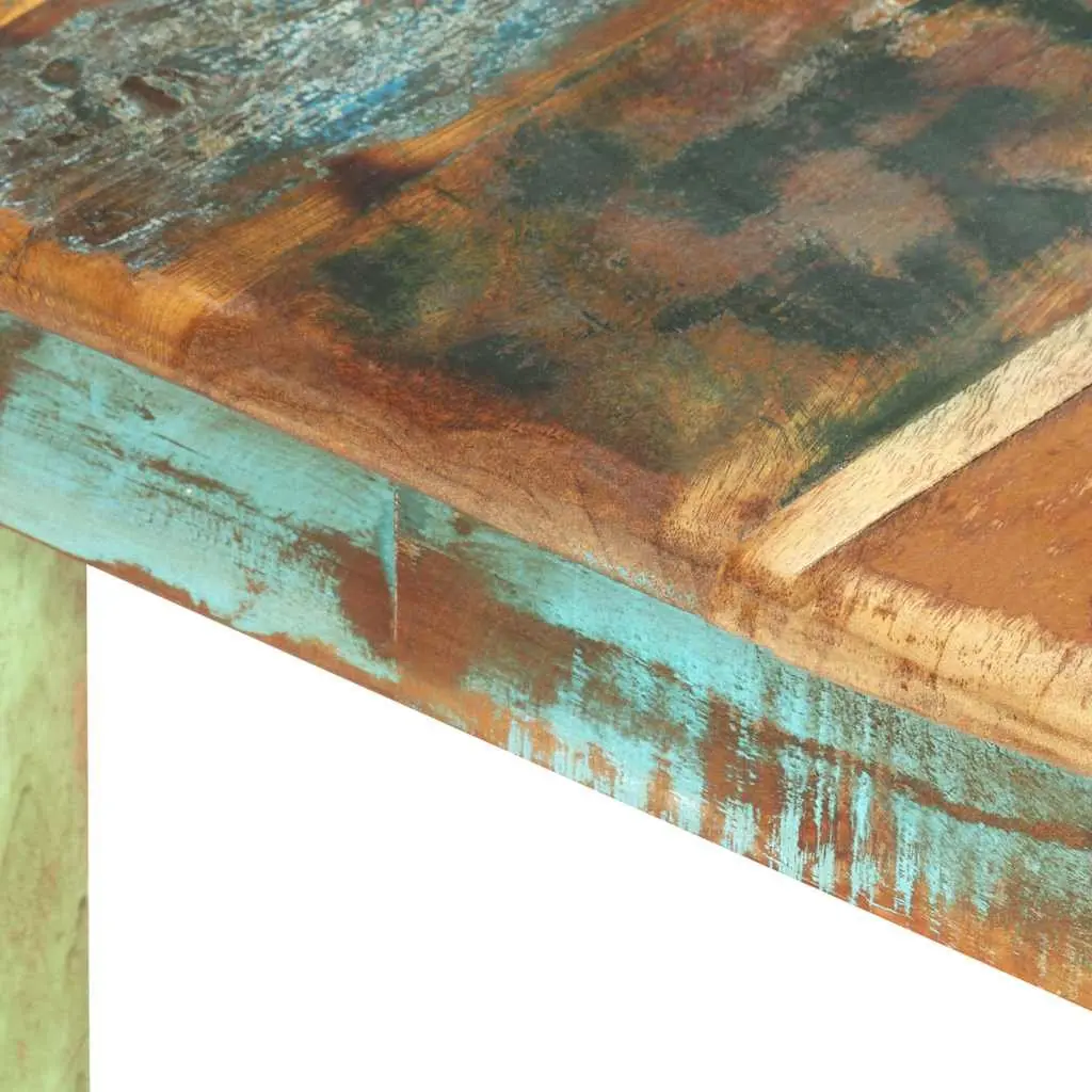 Dining Table 160x80x76 cm Solid Reclaimed Tropical Wood Antique Style