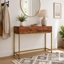 Enhance Your Space with a Classic Wooden Console Table